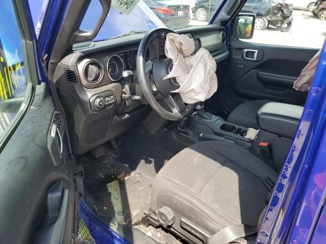 1C4HJXDN3JW332172 - 2018 JEEP WRANGLER U SPORT Bleu photo 8