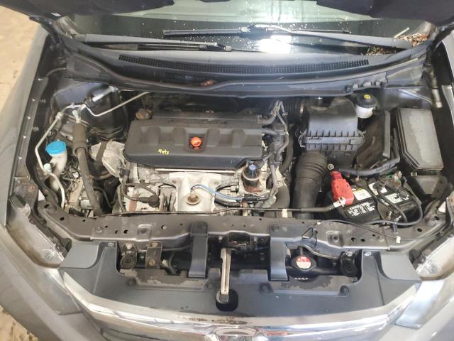 19XFB2F51CE372140 - 2012 HONDA CIVIC LX GRAY photo 11
