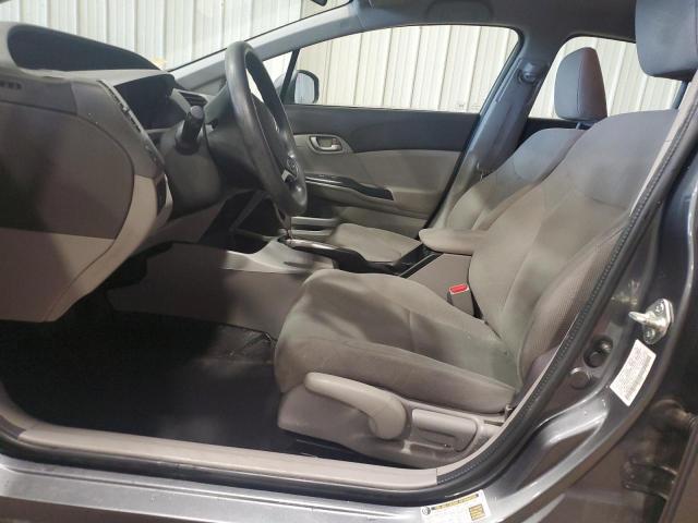 19XFB2F51CE372140 - 2012 HONDA CIVIC LX GRAY photo 7