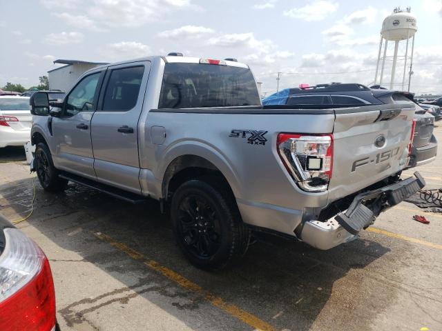 1FTEW1EP8NFB17040 - 2022 FORD F150 SUPERCREW GRAY photo 2