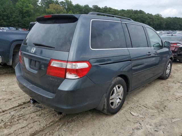 5FNRL38655B051379 - 2005 HONDA ODYSSEY EXL BLUE photo 3