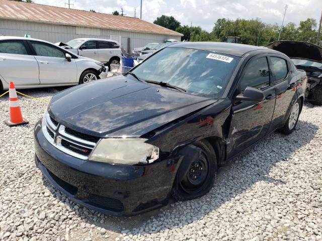 1C3CDZAB3CN132977 - 2012 DODGE AVENGER SE BLACK photo 1