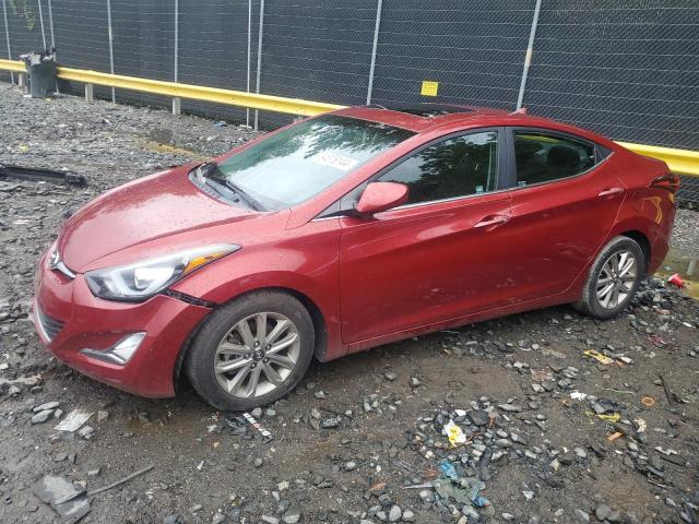 5NPDH4AE1FH558415 - 2015 HYUNDAI ELANTRA SE RED photo 1