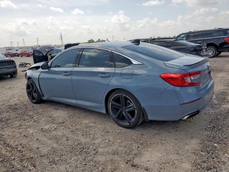 1HGCV1F38NA054638 - 2022 HONDA ACCORD SPORT GRAY photo 2