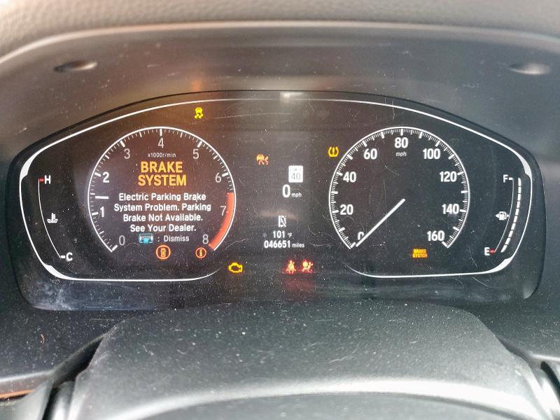 1HGCV1F38NA054638 - 2022 HONDA ACCORD SPORT GRAY photo 9