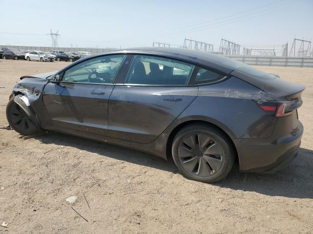 5YJ3E1EB7SF939701 - 2025 TESLA MODEL 3 GRAY photo 2