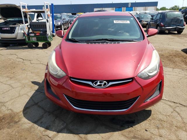 KMHDH4AE7FU279228 - 2015 HYUNDAI ELANTRA SE RED photo 5