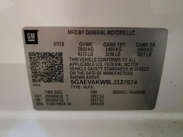 5GAEVAKW9LJ127974 - 2020 BUICK ENCLAVE ESSENCE Weiß Foto 13