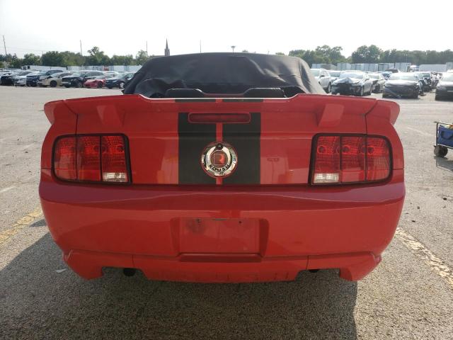 1ZVFT85H675201605 - 2007 FORD MUSTANG GT RED photo 6