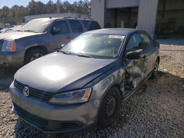 3VW2K7AJ1EM334770 - 2014 VOLKSWAGEN JETTA BASE 灰色 照片 2