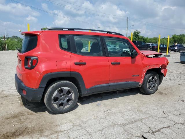 ZACCJAAHXFPC30782 - 2015 JEEP RENEGADE SPORT RED photo 3