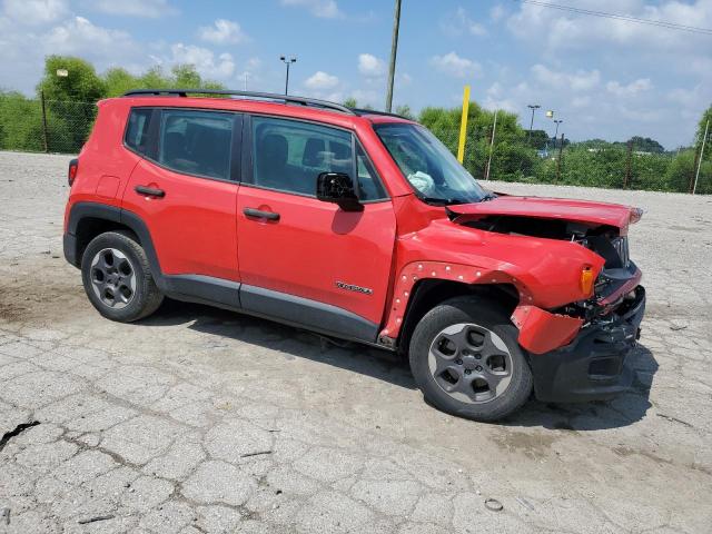 ZACCJAAHXFPC30782 - 2015 JEEP RENEGADE SPORT RED photo 4