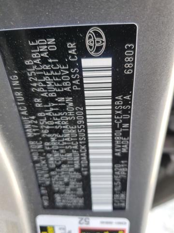 4T1DAACK1SU559002 - 2025 TOYOTA CAMRY XSE GRAY photo 13