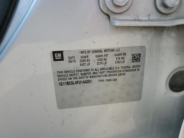 1G11B5SL4FU144261 - 2015 CHEVROLET MALIBU LS SILVER photo 12