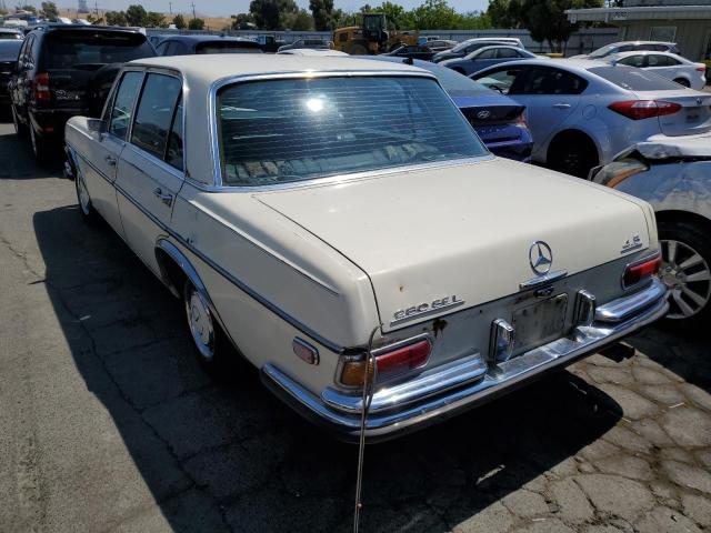 10806812012792 - 1972 MERCEDES-BENZ 280-CLASS CREAM photo 2