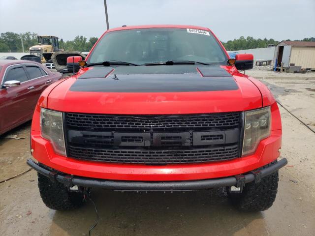 1FTFW1R61CFC08332 - 2012 FORD F150 SVT RAPTOR RED photo 5