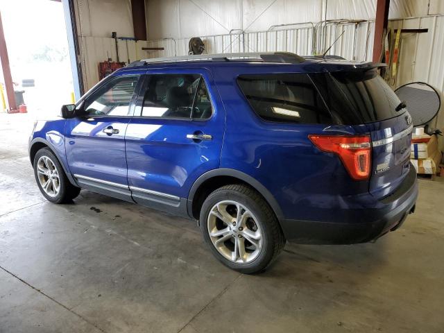 1FM5K8F80FGC50264 - 2015 FORD EXPLORER LIMITED BLUE photo 2