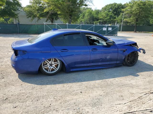 WBSJF0C59KB447307 - 2019 BMW M5 BLUE photo 3