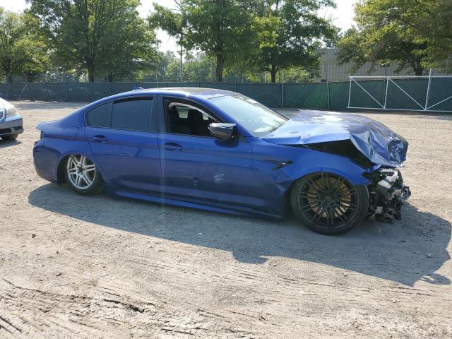 WBSJF0C59KB447307 - 2019 BMW M5 BLUE photo 4