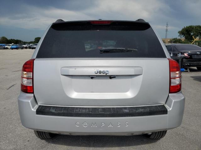 1J8FT47W37D107834 - 2007 JEEP COMPASS SILVER photo 6