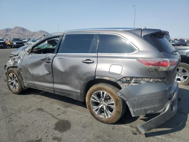 5TDJKRFH6GS326098 - 2016 TOYOTA HIGHLANDER XLE 灰色 照片 2