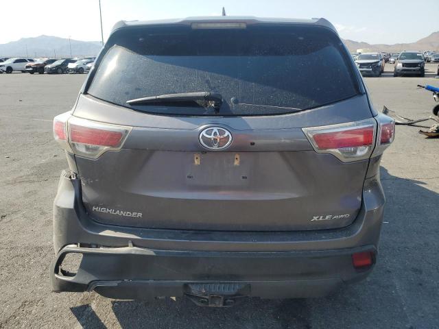 5TDJKRFH6GS326098 - 2016 TOYOTA HIGHLANDER XLE 灰色 照片 6