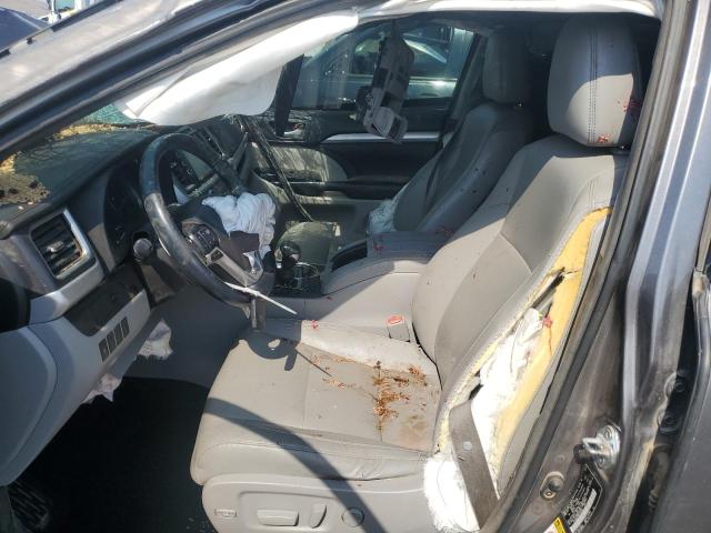 5TDJKRFH6GS326098 - 2016 TOYOTA HIGHLANDER XLE 灰色 照片 7