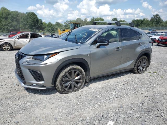 JTJSARBZ2M2191904 - 2021 LEXUS NX 300 BASE ვერცხლისფერი ფოტო 1