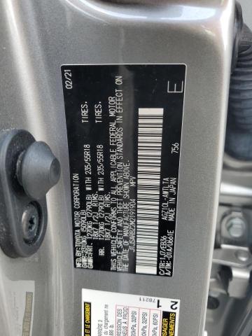 JTJSARBZ2M2191904 - 2021 LEXUS NX 300 BASE ვერცხლისფერი ფოტო 13