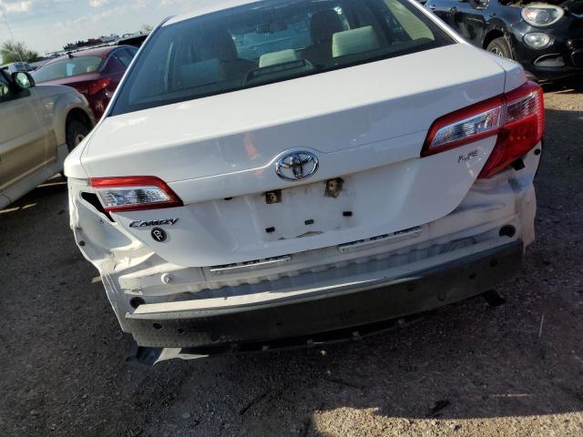 4T4BF1FK6ER388553 - 2014 TOYOTA CAMRY L WHITE photo 6