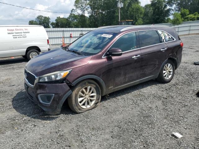 5XYPGDA34GG064749 - 2016 KIA SORENTO LX MAROON photo 1