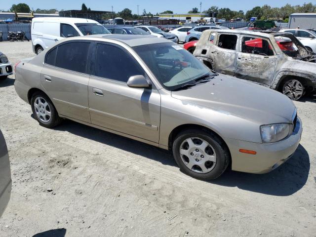 KMHDN45D33U599796 - 2003 HYUNDAI ELANTRA GLS TAN photo 4