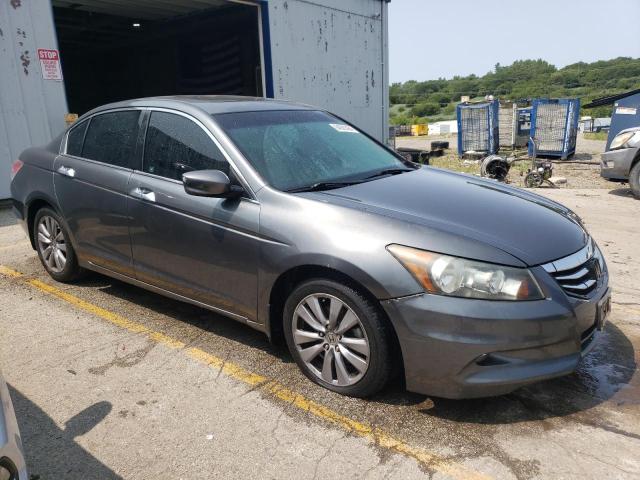 5KBCP3F87BB003636 - 2011 HONDA ACCORD EXL GRAY photo 4