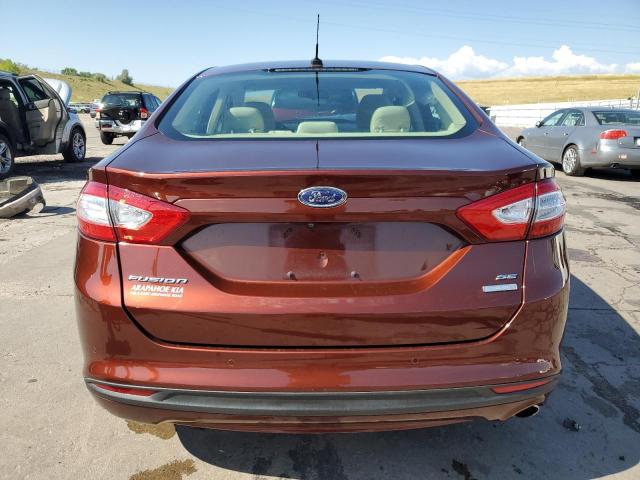 3FA6P0HD6GR404806 - 2016 FORD FUSION SE ORANGE photo 6