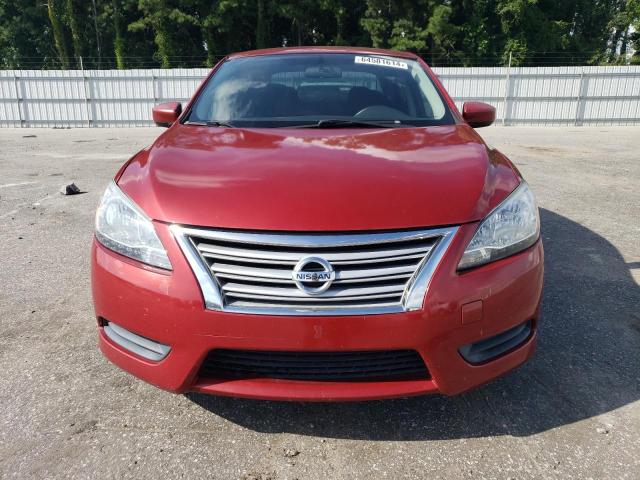 3N1AB7AP4DL778056 - 2013 NISSAN SENTRA S RED photo 5