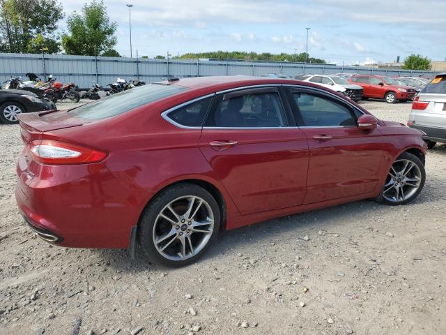 3FA6P0D96GR265648 - 2016 FORD FUSION TITANIUM RED photo 3