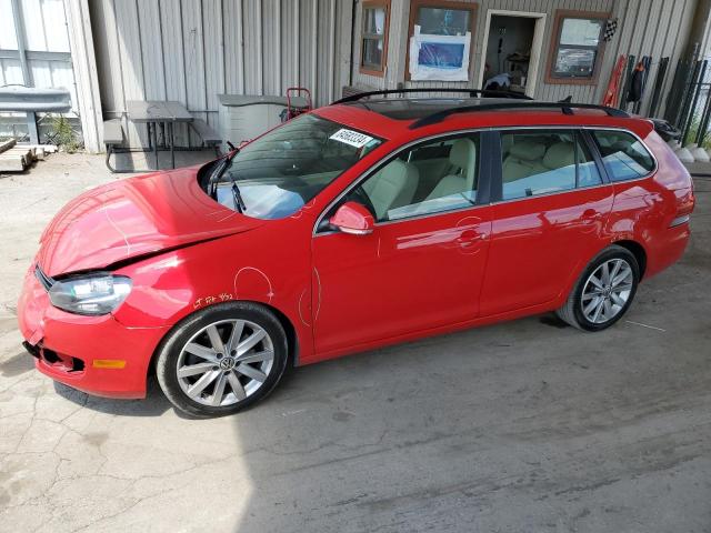 3VWPL7AJXDM664425 - 2013 VOLKSWAGEN JETTA TDI RED photo 1