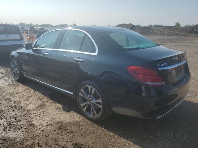 55SWF4KB1JU259953 - 2018 MERCEDES-BENZ C 300 4MATIC BLACK photo 2