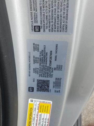 1GC3YSEY5MF287404 - 2021 CHEVROLET SILVERADO K3500 SILVER photo 13