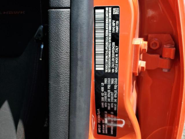 ZACCJBCBXHPE64289 - 2017 JEEP RENEGADE TRAILHAWK ORANGE photo 13