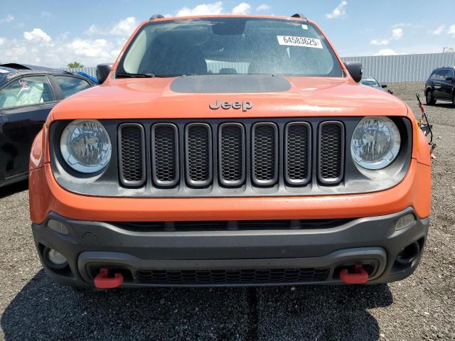 ZACCJBCBXHPE64289 - 2017 JEEP RENEGADE TRAILHAWK ORANGE photo 5