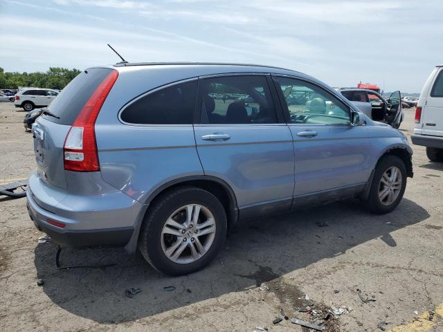 5J6RE3H72AL012253 - 2010 HONDA CR-V EXL BLUE photo 3