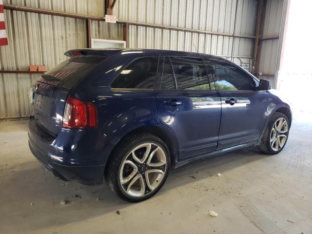 2FMDK4AK1BBA75645 - 2011 FORD EDGE SPORT BLUE photo 3