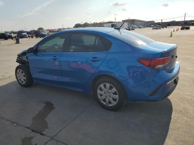 3KPA24AD7PE597950 - 2023 KIA RIO LX BLUE photo 2