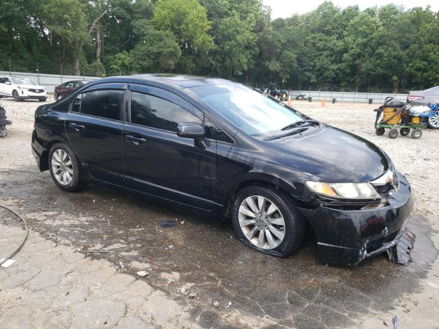 2HGFA16899H347525 - 2009 HONDA CIVIC EX BLACK photo 4
