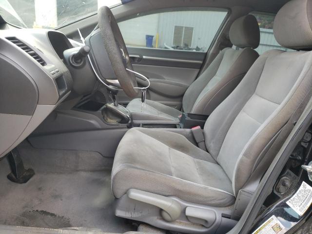 2HGFA16899H347525 - 2009 HONDA CIVIC EX BLACK photo 7