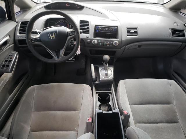 2HGFA16899H347525 - 2009 HONDA CIVIC EX BLACK photo 8