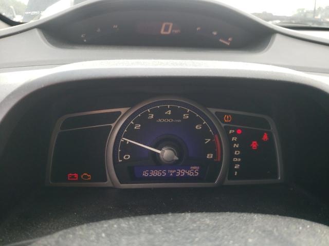 2HGFA16899H347525 - 2009 HONDA CIVIC EX BLACK photo 9