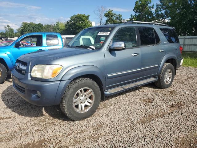 5TDBT48A87S278186 - 2007 TOYOTA SEQUOIA LIMITED BLUE photo 1