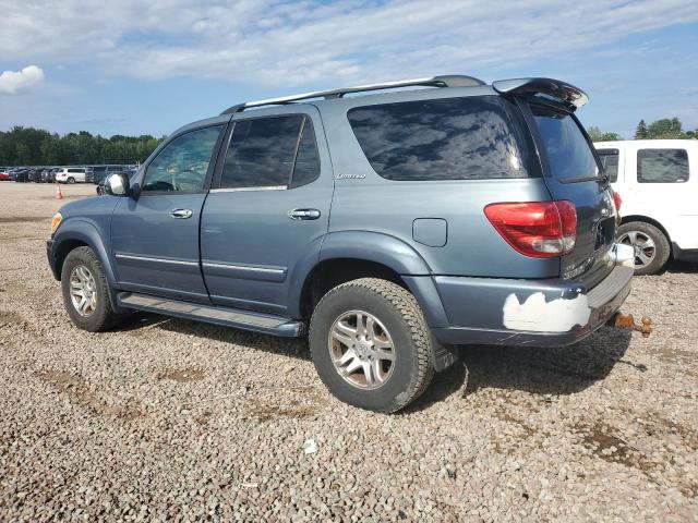 5TDBT48A87S278186 - 2007 TOYOTA SEQUOIA LIMITED BLUE photo 2